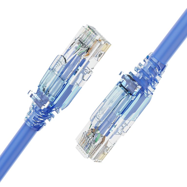 CAT6 UTP RJ45 Ethernet Patch Cord Anti-Snag Locking Boot 24AWG