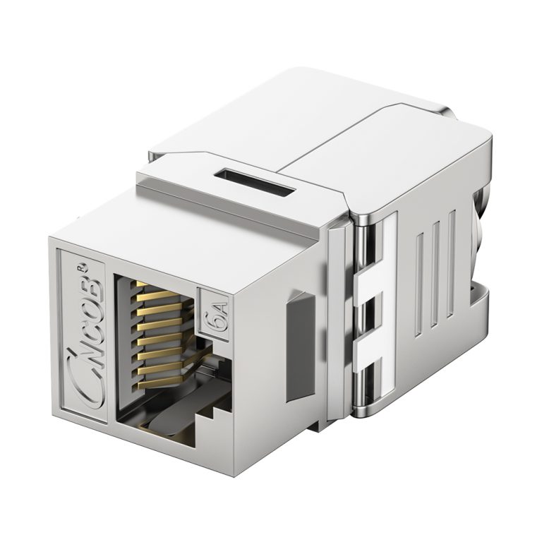 CAT6A FTP Toolless Keystone Jack Shielded RJ45 50U Gold Plated