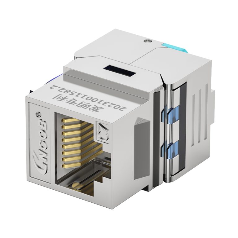 CAT7 FTP Short Body Toolless Keystone Jack Shielded RJ45 50U Gold Plated