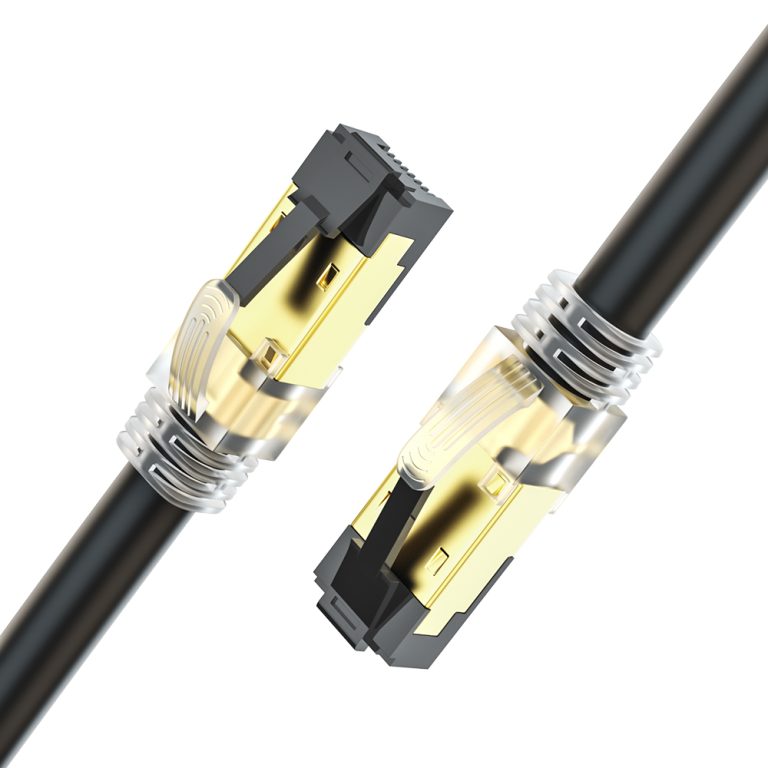 CAT8 Industrial S/FTP High Flex RJ45 Ethernet Patch Cord 40Gbps 2000MHz