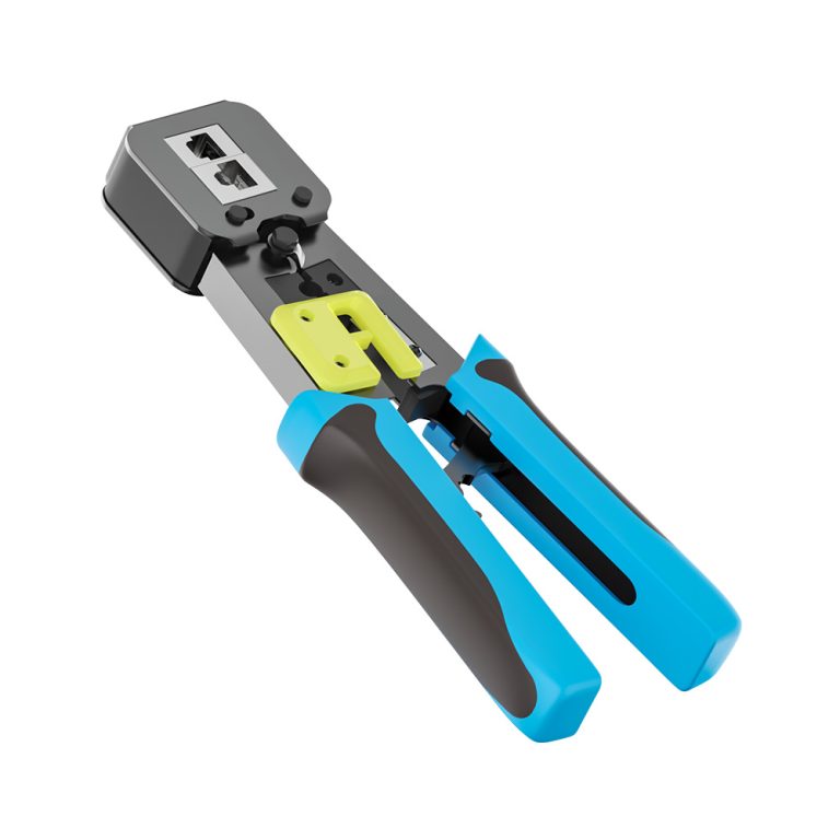 Pass Through RJ45 Crimping Tool RJ45 RJ11 Multi-Function Cable Crimper