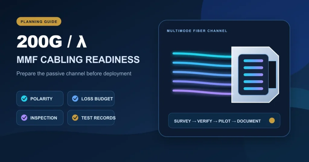 200G per wavelength multimode fiber cabling readiness planning guide