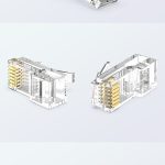 RJ12 6P6C extended modular plug for telephone cable