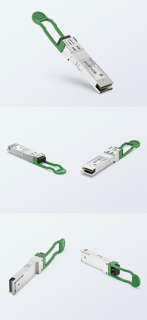 100G QSFP28 CWDM4 Optical Transceiver 2km LC SMF 1310nm Finisar FTLC1152RGPL Compatible
