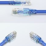 CAT6 UTP RJ45 Ethernet Patch Cord Anti-Snag Locking Boot 24AWG