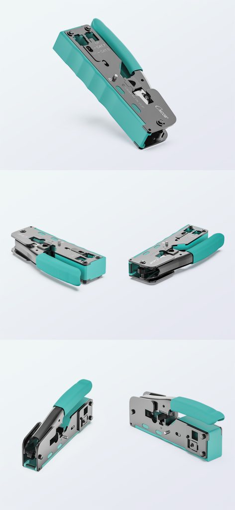 DT-97109 adjustable RJ45 RJ11 RJ12 modular plug crimping tool