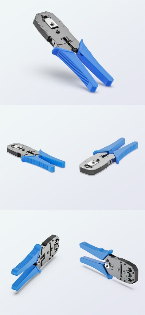 RJ45 RJ11 RJ12 multi-function crimping tool for 8P 6P 4P plugs