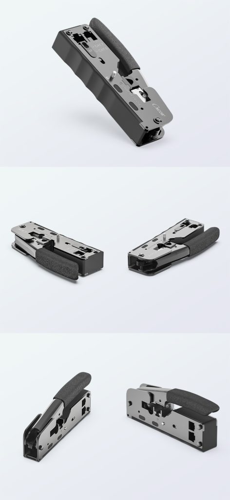 DT-87108 adjustable RJ45 RJ11 RJ12 crimping tool