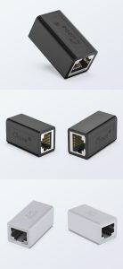 CAT6 FTP RJ45 Inline Coupler Female to Female Ethernet Extender detail