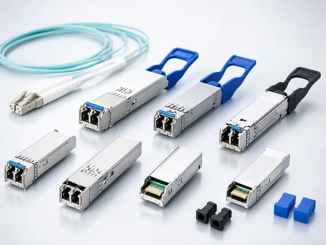 Optical transceiver and fiber planning for AI data center networks