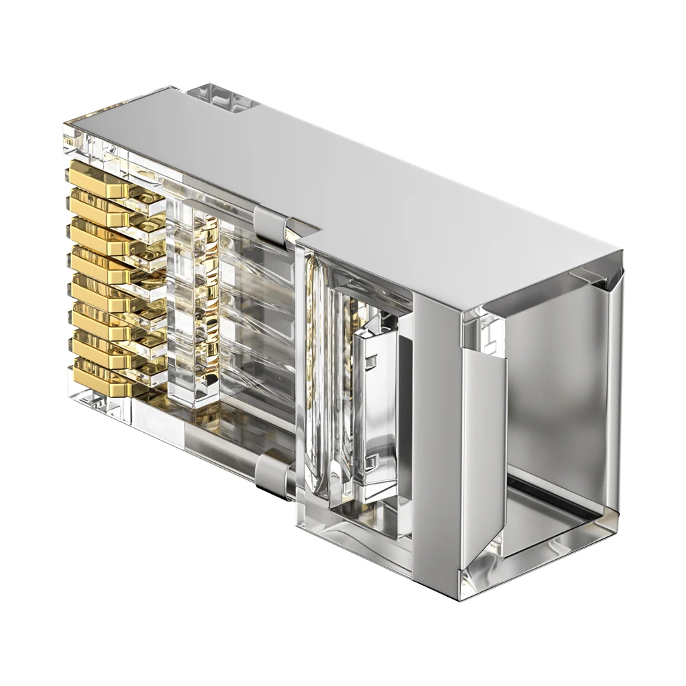 DT-2001P Cat6 FTP RJ45 Dual-row Plug