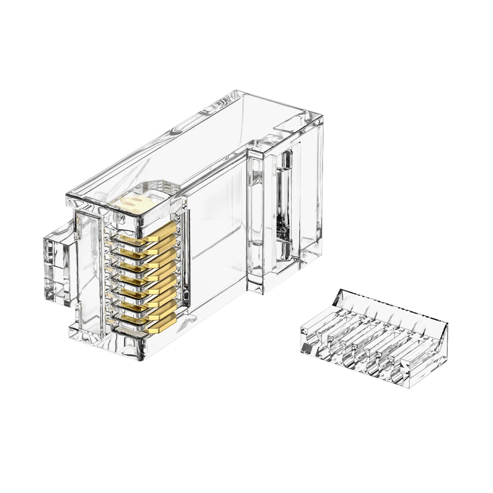 DT-C6E6B Cat6 UTP RJ45 Two-piece dual-row Plug