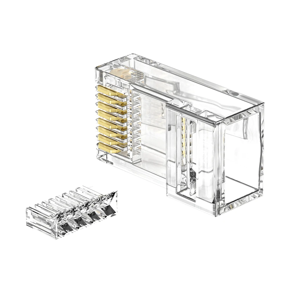 DT-C6E6B Cat6 UTP RJ45 Two-piece dual-row Plug