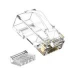 DT-C6P6B Cat6 UTP RJ45 Two-piece curved-latch Plug - detail view 5