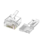 DT-C6S5K Cat6 UTP RJ45 Flat Cable Plug - detail view 2