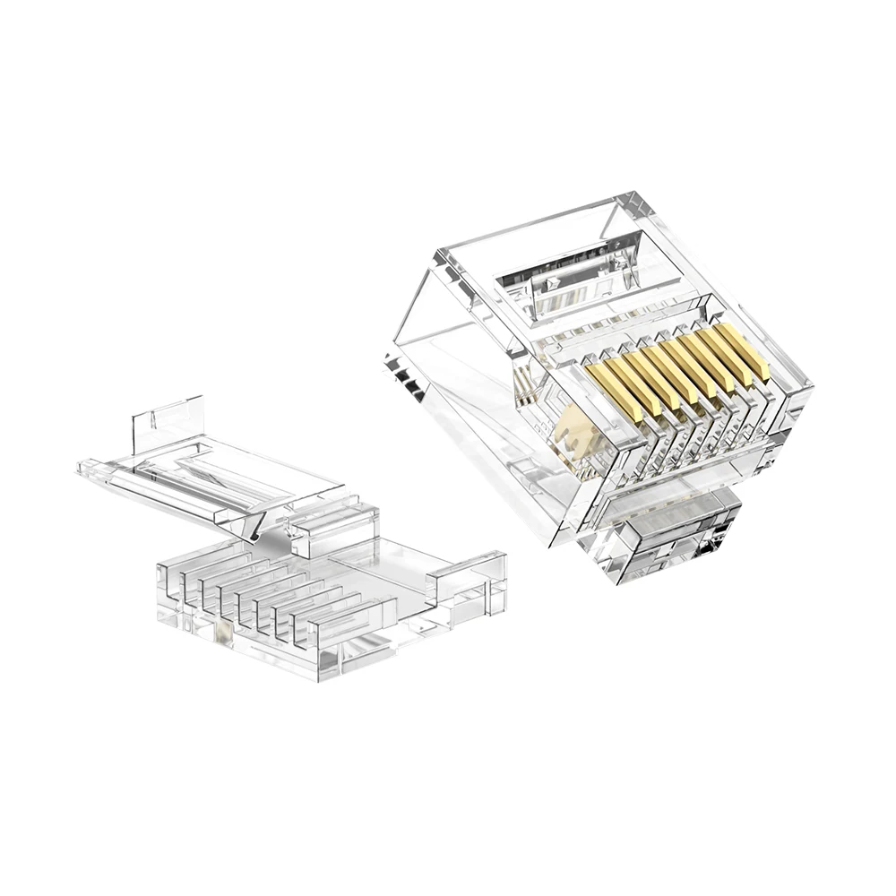 DT-C6S5K Cat6 UTP RJ45 Flat Cable Plug