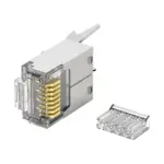 DT-TC6H6B Cat6 FTP RJ45 Short-body two-piece tail-clamp Plug - detail view 3