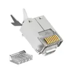 DT-TC6H6B Cat6 FTP RJ45 Short-body two-piece tail-clamp Plug - detail view 5