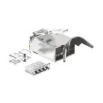 DT-TC6H6BA Cat6 FTP RJ45 Short-body three-piece tail-clamp Plug