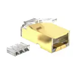 DT-TC6T6D Cat6 FTP RJ45 Two-piece gold-shield Plug