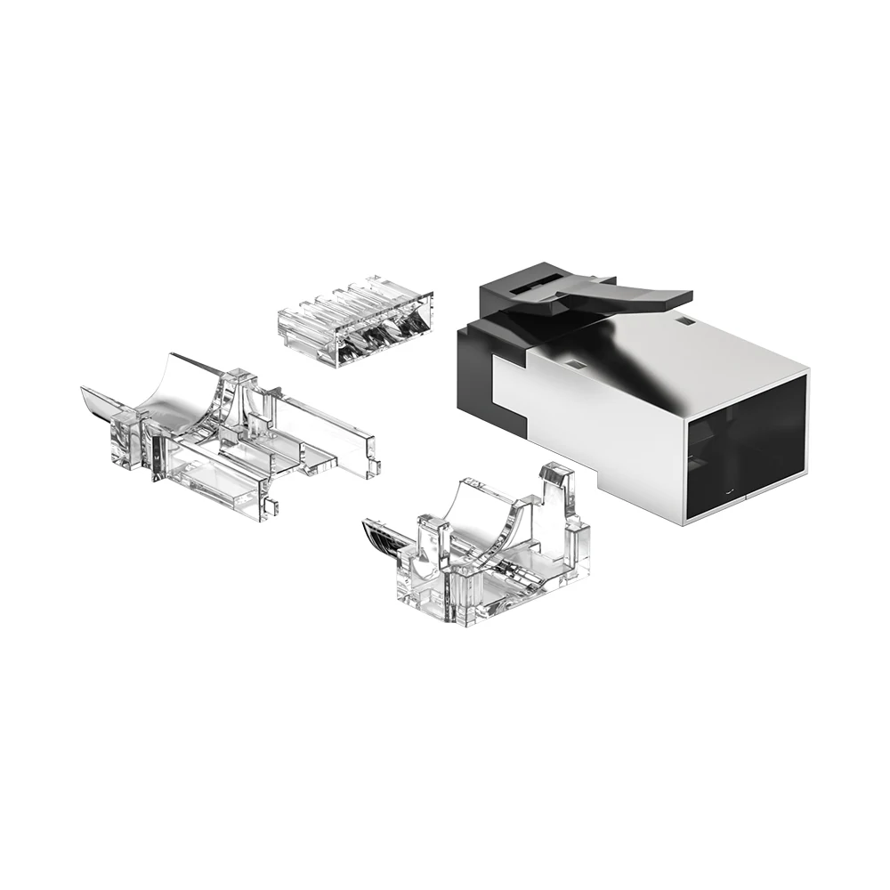 DT-TC6T6D10 Cat6 FTP RJ45 Four-piece Plug