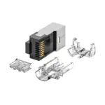 DT-TC6T6D10 Cat6 FTP RJ45 Four-piece Plug - detail view 3