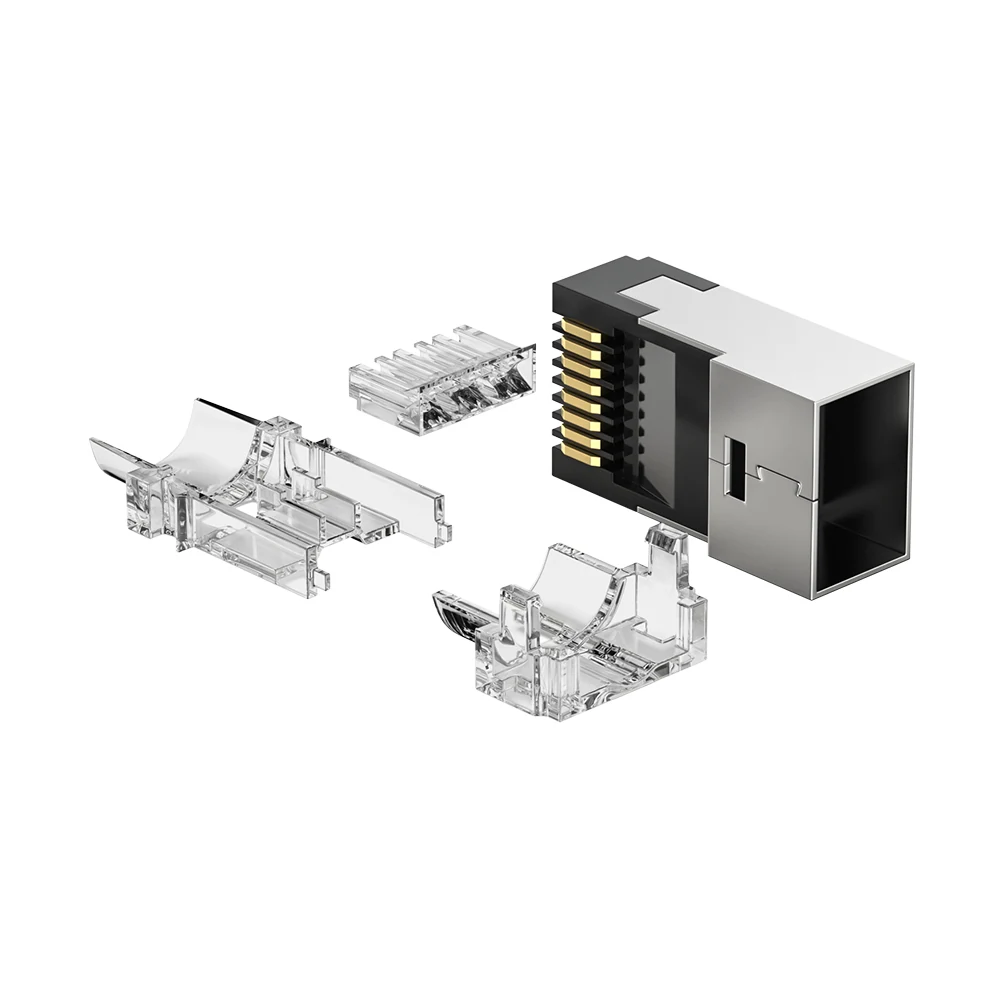 DT-TC6T6D10 Cat6 FTP RJ45 Four-piece Plug