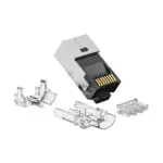 DT-TC6T6D10 Cat6 FTP RJ45 Four-piece Plug - detail view 5