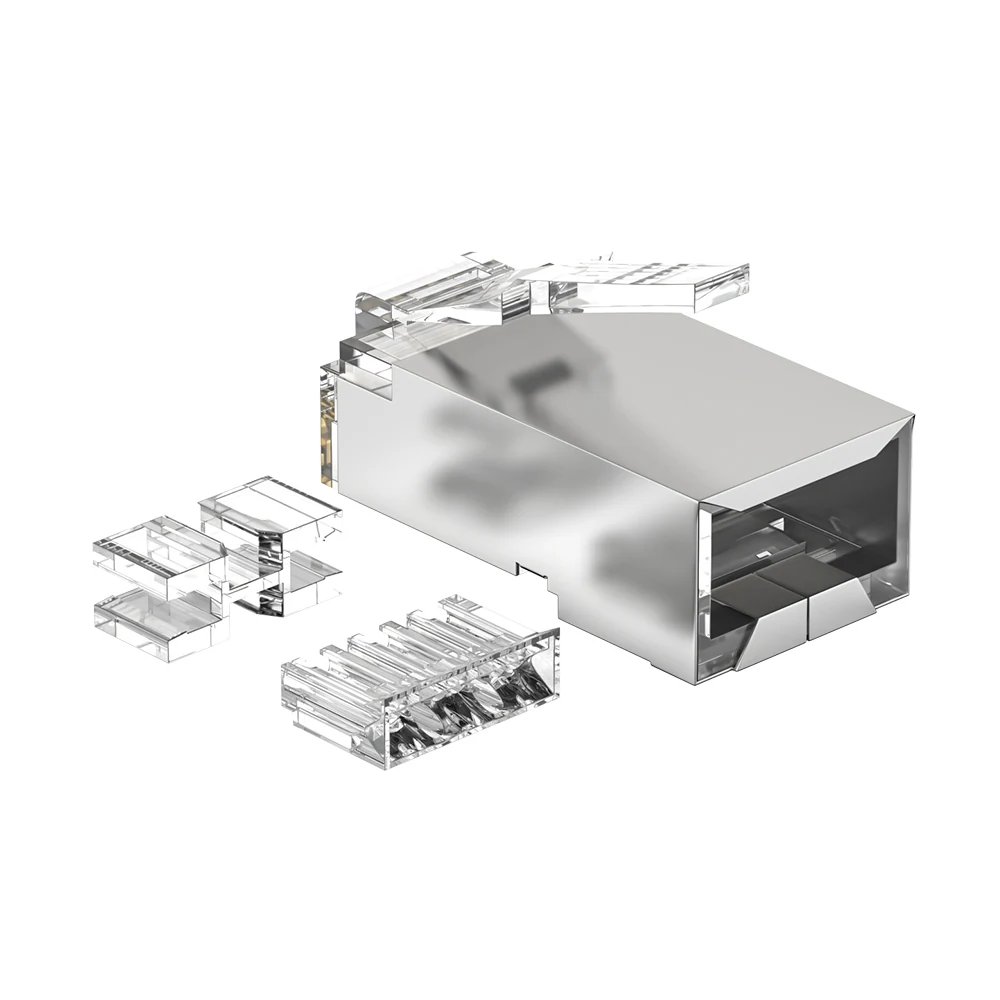 DT-TC6T6D3A Cat6 FTP RJ45 Three-piece Plug