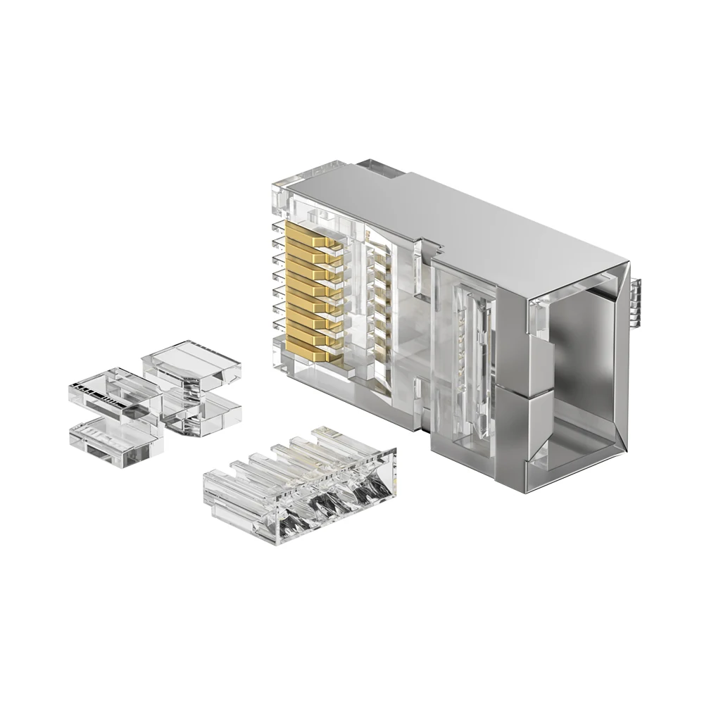 DT-TC6T6D3A Cat6 FTP RJ45 Three-piece Plug
