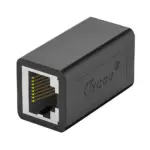 DT-1002P-ZT-B black Cat6 FTP shielded RJ45 inline coupler