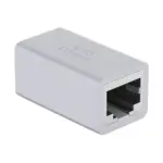 DT-1002P-ZT-W white Cat6 FTP shielded RJ45 inline coupler