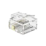 Cat5e slim RJ45 plug for flat Ethernet cable
