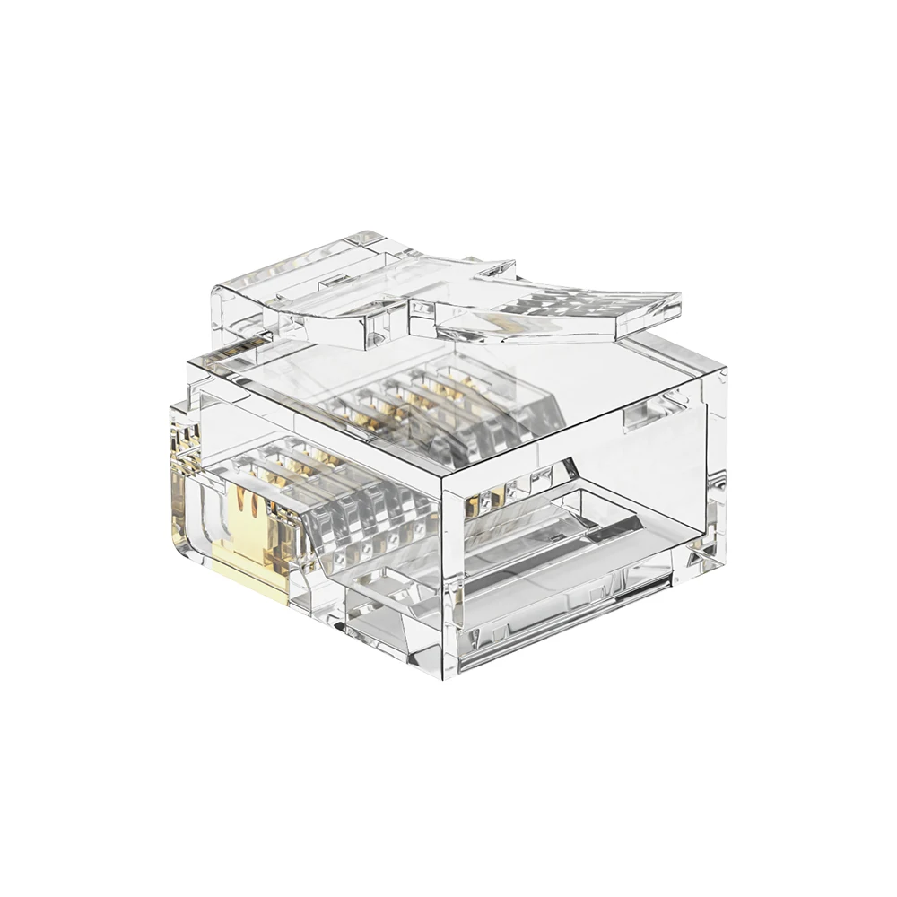 Cat5e slim RJ45 plug for flat Ethernet cable