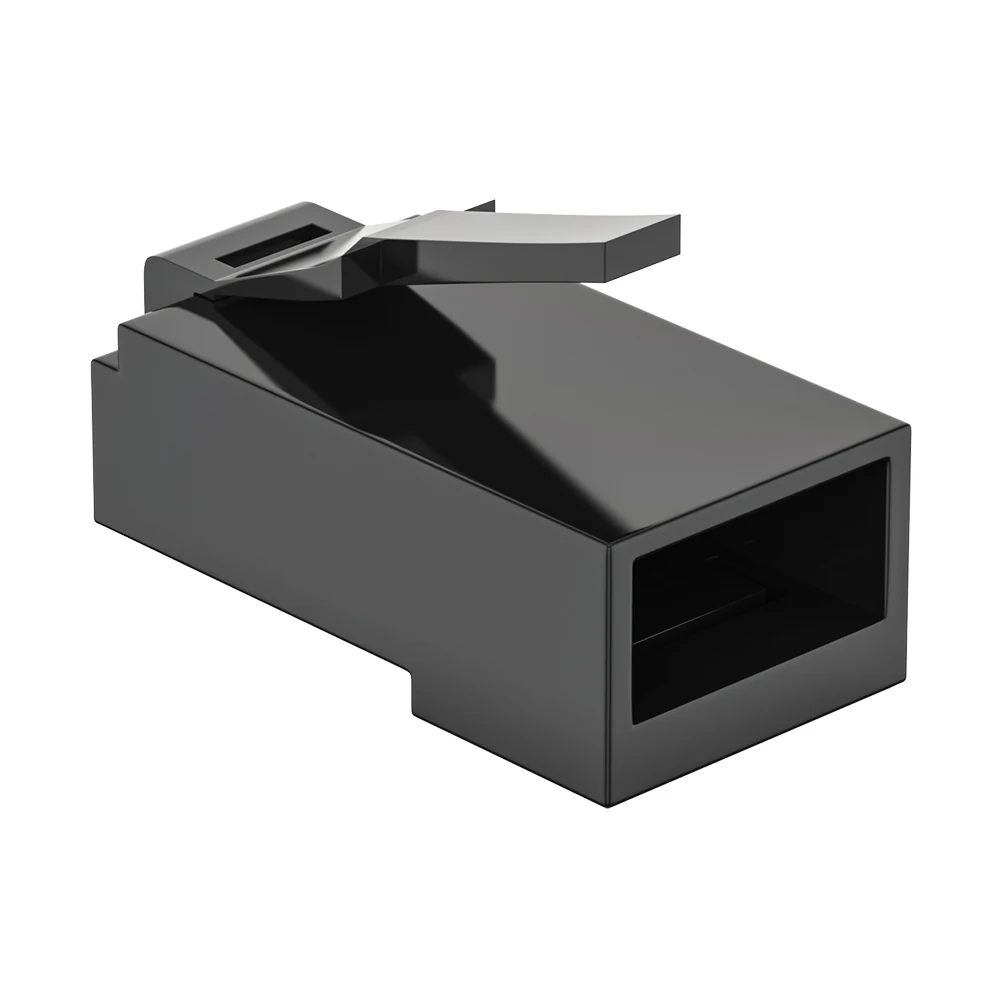 Cat6 UTP RJ45 modular plug with POM housing and 1.0 mm core hole