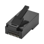 Cat6 UTP RJ45 modular plug with POM housing and 1.0 mm core hole
