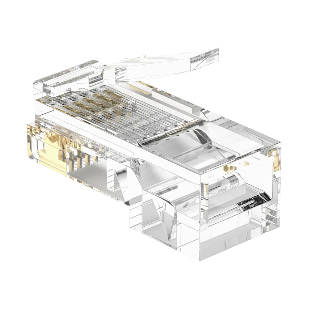 RJ12 6P6C extended modular plug for telephone cable