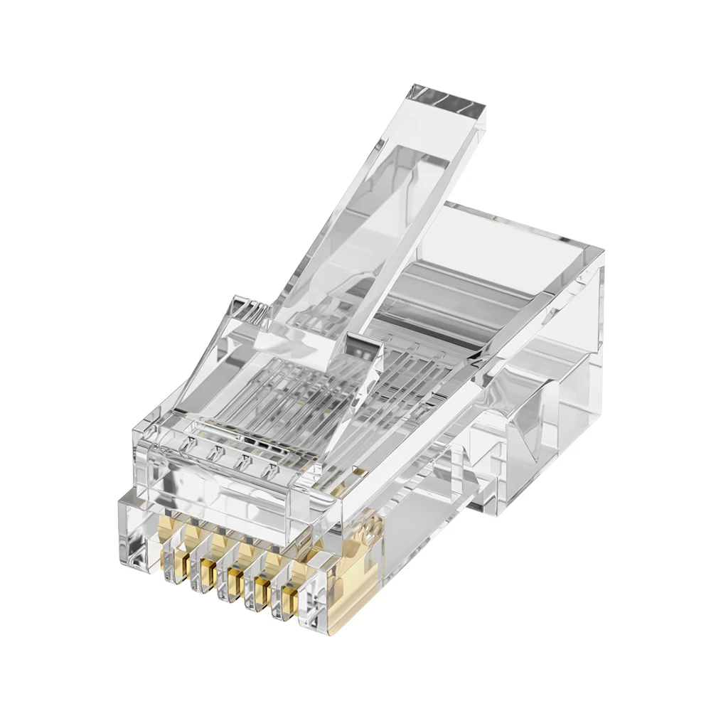 RJ12 6P6C extended modular plug for telephone cable