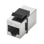 Cat6A shielded female-to-female RJ45 inline coupler