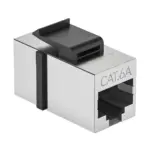 Cat6A shielded female-to-female RJ45 inline coupler