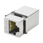 Cat6A shielded female-to-female RJ45 inline coupler