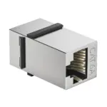 Cat6A shielded female-to-female RJ45 inline coupler