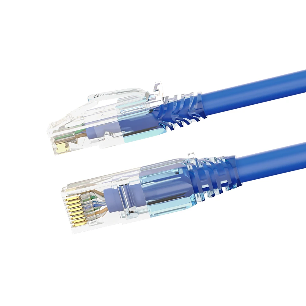 CAT6 UTP RJ45 Ethernet Patch Cord Anti-Snag Locking Boot 24AWG