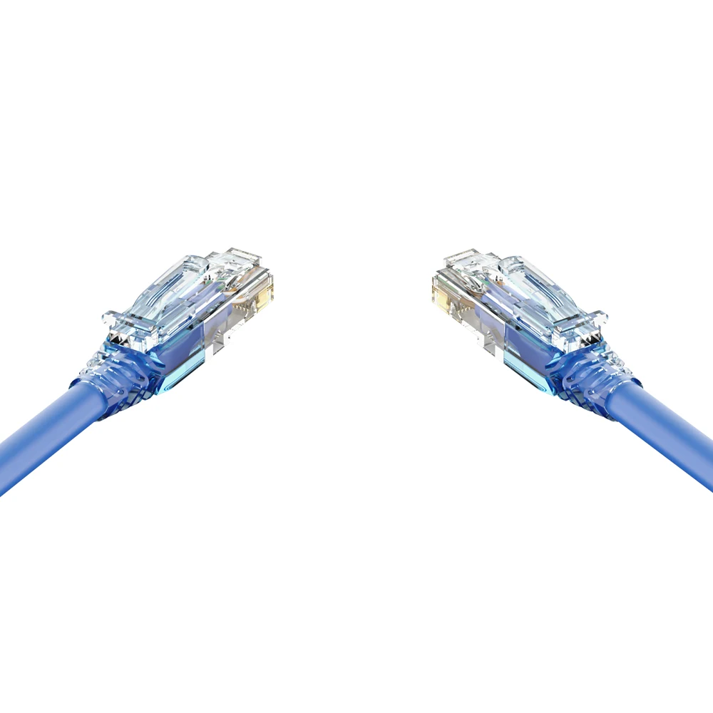 CAT6 UTP RJ45 Ethernet Patch Cord Anti-Snag Locking Boot 24AWG