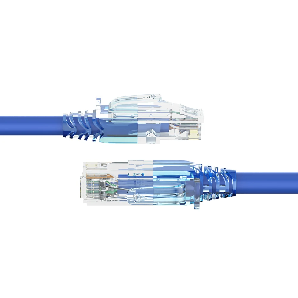 CAT6 UTP RJ45 Ethernet Patch Cord Anti-Snag Locking Boot 24AWG