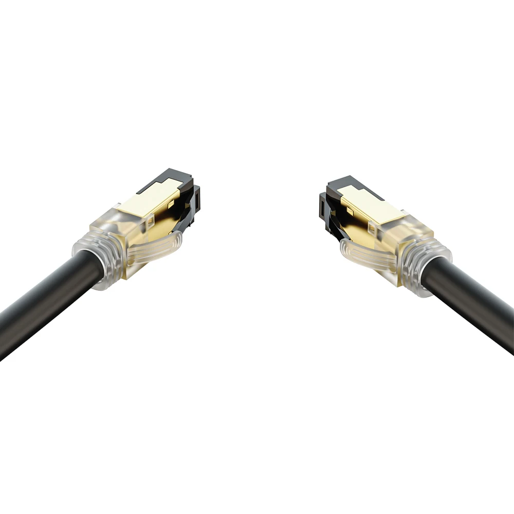 CAT8 Industrial S/FTP High Flex RJ45 Ethernet Patch Cord 40Gbps 2000MHz