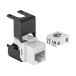 DT-MD2006 Cat6A UTP toolless keystone jack with 50U contacts