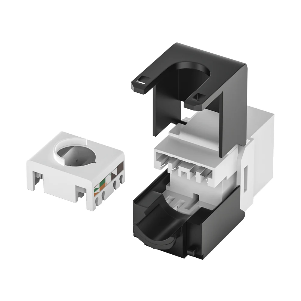 DT-MD2006 Cat6A UTP toolless keystone jack with 50U contacts