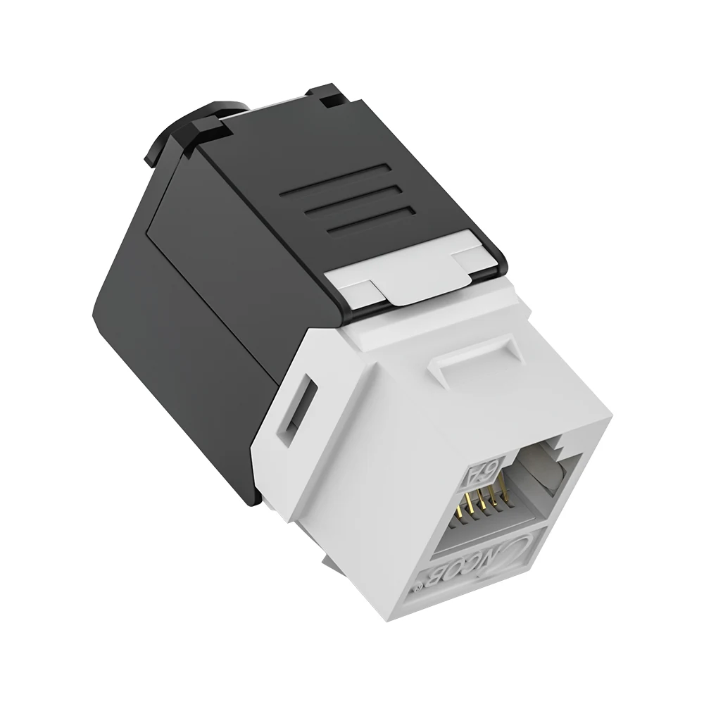DT-MD2006 Cat6A UTP toolless keystone jack with 50U contacts