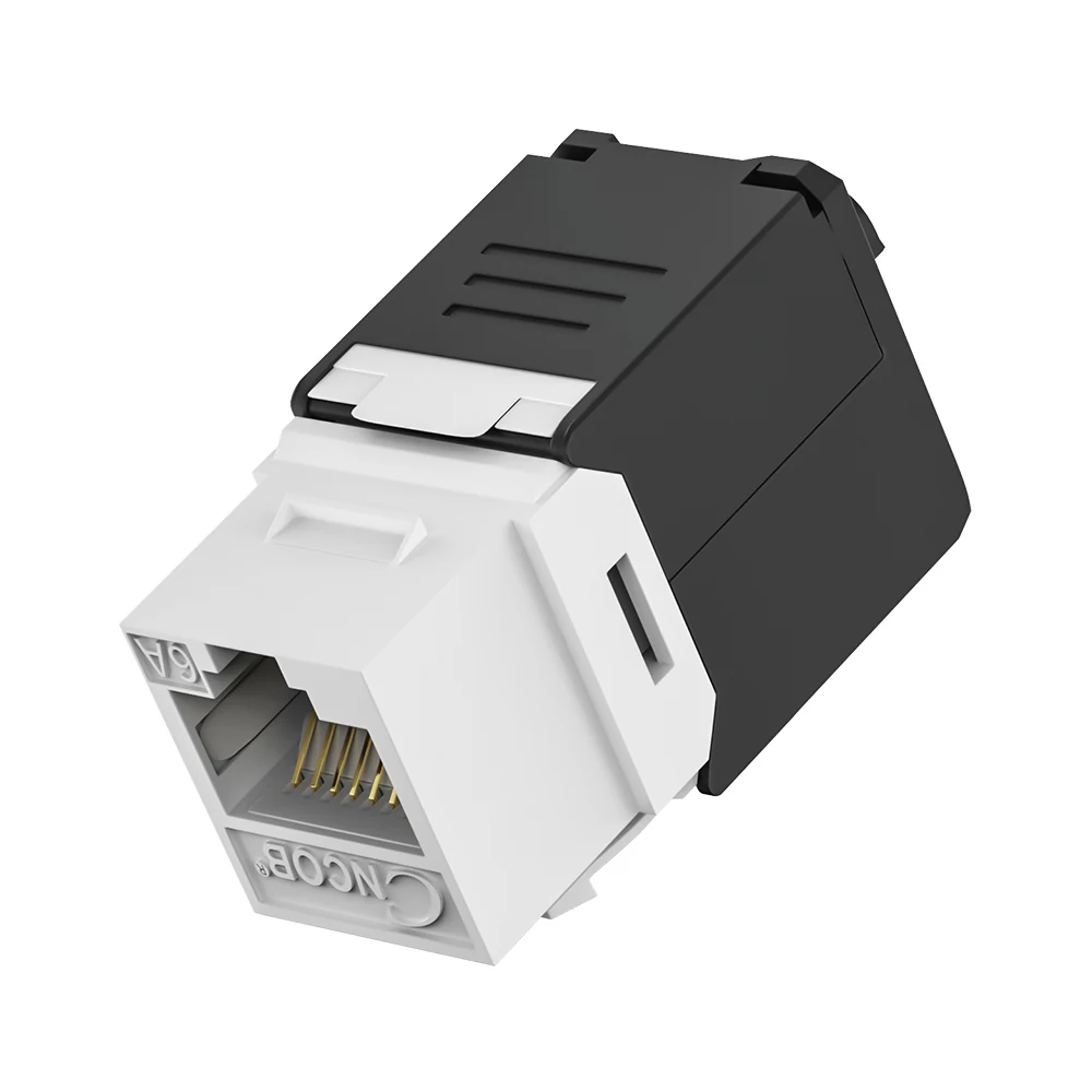 DT-MD2006 Cat6A UTP toolless keystone jack with 50U contacts